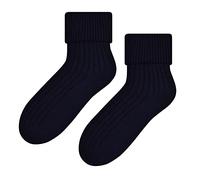 STEVEN Druckfreie Bettsocken aus Wolle | Hausschuhe | Wärmehalter | Thermosocken für Damen, Flauschige, Kuschelige, Weiche und Warme Socken für Den Winter, Crew-Höhe, EU35-37,38-40, 1 Paar