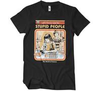 Steven Rhodes Cure for Stupid People T-Shirt Black-XL
