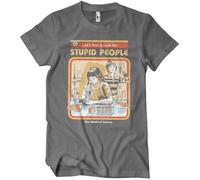 Steven Rhodes Cure for Stupid People T-Shirt Darkgrey-S