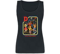 Steven Rhodes D Is For Death Metal Top schwarz in L