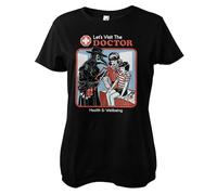 Steven Rhodes Damen T-Shirt Let's Visit The Doctor Girly Tee DTR-5-SR169-DTF863 Black-L