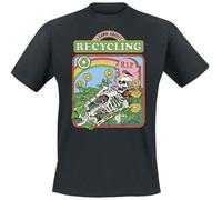 Steven Rhodes Learn About Recycling T-Shirt schwarz in XL