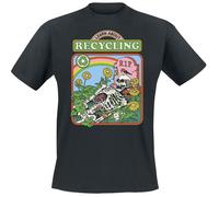 Steven Rhodes Learn About Recycling T-Shirt schwarz in M