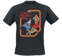 Steven Rhodes Let's Sacrafice Toby T-Shirt schwarz in S