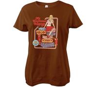 Steven Rhodes My Emotional Baggage Girly Tee Damen T-Shirt Brown-M
