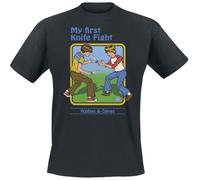 Steven Rhodes My First Knife Fight T-Shirt schwarz in XXL