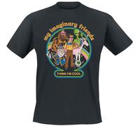 Steven Rhodes My Imaginary Friends T-Shirt schwarz in M