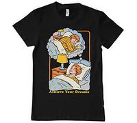 Steven Rhodes Offizielles Lizenzprodukt Achieve Your Dreams Herren-T-Shirt (Schwarz), XX-Large