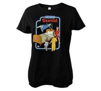 Steven Rhodes Offizielles Lizenzprodukt Let's Call The Exorcist Frauen T-Shirt (Schwarz), Large