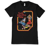Steven Rhodes Offizielles Lizenzprodukt Let's Sacrifice Toby Herren-T-Shirt (Schwarz), Large