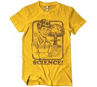 Steven Rhodes Offizielles Lizenzprodukt Science! Herren-T-Shirt (Gold), Large