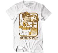 Steven Rhodes Offizielles Lizenzprodukt Science! Herren-T-Shirt (Weiß), XX-Large