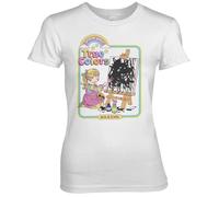 Steven Rhodes Offizielles Lizenzprodukt Show Your True Colors Frauen T-Shirt (Weiß), Medium
