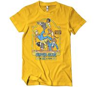 Steven Rhodes Offizielles Lizenzprodukt Super Glue is Not A Toy Herren-T-Shirt (Gold), Large