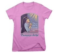 Steven Rhodes Offizielles Lizenzprodukt Tummy Ache Frauen T-Shirt (Rosa), Large