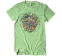 Steven Rhodes Psychedelic Research Volunteer T-Shirt MintGreen-M