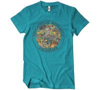 Steven Rhodes Psychedelic Research Volunteer T-Shirt TropicalBlue-M