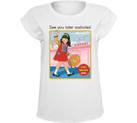 Steven Rhodes See You Later Assholes T-Shirt weiß in 3XL