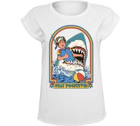 Steven Rhodes Stay Positive T-Shirt weiß in M