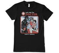 Steven Rhodes T-Shirt Let's Visit The Doctor T-Shirt DTR-1-SR169-DTF863 Black-L