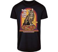 Steven Rhodes Talk To Your Cat T-Shirt schwarz in L