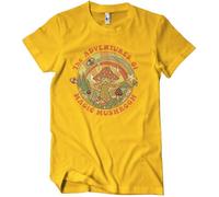 Steven Rhodes The Adventures of Magic Mushroom T-Shirt Gold-M