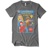 Steven Rhodes The Mystery of Who Gives A Sh*T T-Shirt Darkgrey-L