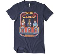 Steven Rhodes Who The F*Ck Cares T-Shirt Navy-L