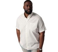 STHUGE Hemd, Halbarm, Buttondown-Kragen, kastiger Fit, bis 8 XL schneeweiß 3XL 836869200-3XL