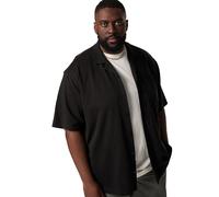 STHUGE Jerseyhemd, Halbarm, Kuba-Kragen, kastiger Oversize-Fit, bis 8 XL schwarz 3XL 836905100-3XL