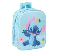 Stich 3D Kindergartenrucksack, anpassbar an den Wagen, einfache Reinigung, ideal für Kinder verschiedener Altersgruppen, bequem und vielseitig, Qualität und Widerstandsfähigkeit, 22 x 10 x 27 cm
