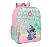 Stich Ice Cream Schulrucksack für Kinder, anpassbar an den Kinderwagen, ideal für Kinder im Schulalter, bequem und vielseitig, Qualität und Widerstandsfähigkeit, 32 x 12 x 38 cm, Rosa, M, Casual