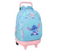 Stich Wave Großer Rucksack mit Rädern, kompakt, abnehmbar, ideal für Kinder verschiedener Altersgruppen, bequem und vielseitig, Qualität und Widerstandsfähigkeit, 33 x 22 x 45 cm