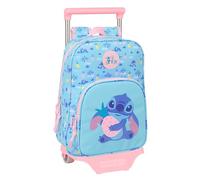 Stich Wave Kinderrucksack mit Trolley SAFTA 705, ideal für Kinder verschiedener Altersgruppen, bequem und vielseitig, Qualität und Widerstandsfähigkeit, 26 x 11 x 34 cm