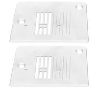 Stichplatte, Nähmaschinen-Stichplatte, Stichplatte für -Nähmaschine, Zuverlässig, 2 Stück Nähmaschinen-Stichplatte, Multifunktions-Stichplatte, Ersatz, Passend für