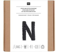Stick & Stitch Packung Alphabet grafisch schwarz / Bei Hugendubel