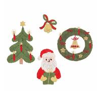 Rico Design GmbH & Co.KG Stick & Stitch Packung, Weihnachtsmann