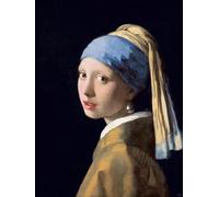 Stickbilder Kreuzstich,Stickpackung Stickbild Stickvorlage Sticken Stickset Das Das Mädchen Mit Dem Perlenohrring, Berühmtes Ölgemälde Home Decor Kreativität Geschenke 11Ct (Vorgedruckte L 60x80cm