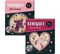 Sticken auf Holzanhängern / Bei Hugendubel