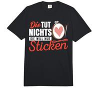 Sticken Handarbeit Sticken Humor DIY Basteln Comfort Colors Adult Heavyweight T-Shirt
