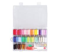 Stickgarn, 50 Farben, Kreuzstichgarn, Nähen, Sticktwist-Set Mit Organizer, Aufbewahrungsbox Für Stickerei, Freundschaftsarmband, Schnurherstellung