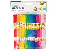 Stickgarn-Sortiment, 52 Stück à 8 m - 26 Farben