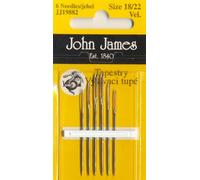 Sticknadeln ohne Spitze 6 Stück, John James, 26 (34 x 0,61 mm)