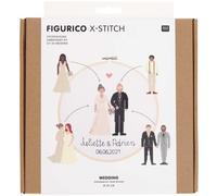 Rico Design Stickpackung Figurico Wedding Ø 20 cm