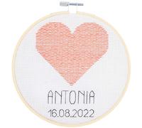 Stickpackung Geburtsbild Herz