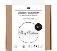 Stickpackung Gezählter Kreuzstich Band Schriftzug 'Frohe Weihnachten' / Bei Hugendubel