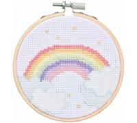 Stickpackung Kreuzstich Mini Kit Regenbogen 4051271174651