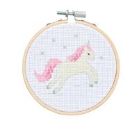 Stickpackung Mini Kit Einhorn Bild Ø 10cm