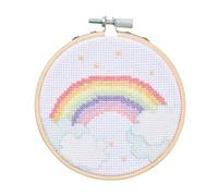 Stickpackung Mini Kit Regenbogen Bild Ø10 cm