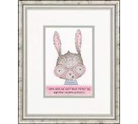 Stickpackung mit Zählmuster: Rosafarbene Gläser